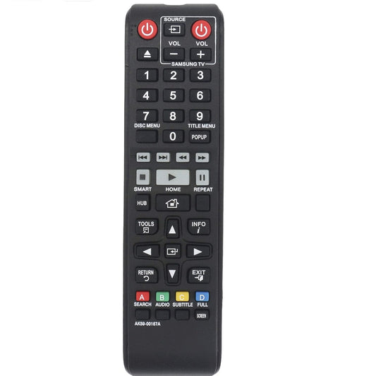 Samsung Blu-ray Disc Player AK59-00167A Replacement Remote Control - Remotes this Arvo