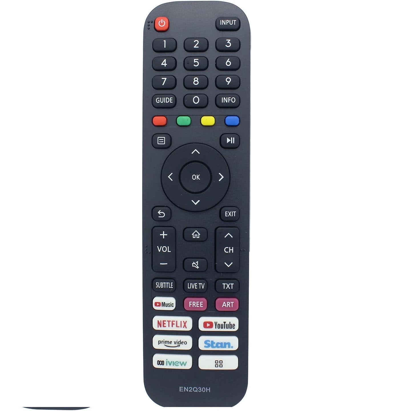 Hisense EN2Q30H VIDAA Smart TV Replacement Remote Control - Remotes this Arvo