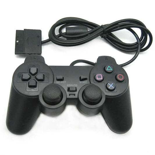 Replacement Wired PS2 Controller with Double Shock Vibration